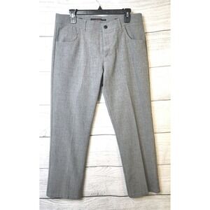 Alberto Ceramica Stone 5 Pocket Pants Mens 33x26 Gray Modern Fit Stretch Chino